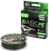 Плетёный шнур SELECT BasicPE X4 150м 0.14мм 15lb/6.8кг темно-зелен Плетёный шнур SELECT BasicPE X4 150м 0.14мм 15lb/6.8кг темно-зелен