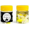 Силиконовая приманка COOL PLACE Maggot 1.6" Сыр #white/yellow 10шт/уп
