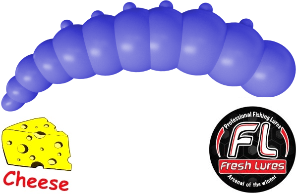 Силиконовая приманка FRESH LURES Junior 1.2”/30мм Сыр #107 14шт/уп Силиконовая приманка FRESH LURES Junior 1.2”/30мм Сыр #107 14шт/уп