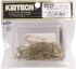Твистер KEITECH Mad Wag Mini 2.5" #320 Silver Shad 6.3см 0.6гр 12шт/уп