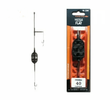 Монтаж карповый LIFE ORANGE Method Flat №104 40гр 2 hook #4 for boilies Монтаж карповый LIFE ORANGE Method Flat №104 40гр 2 hook #4 for boilies