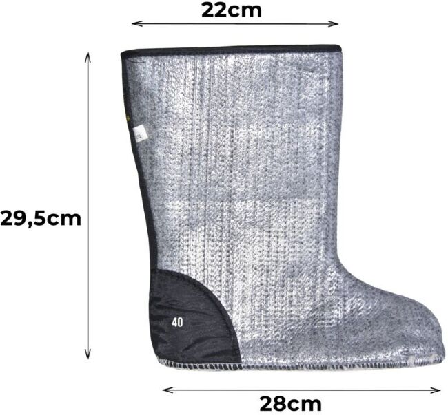 Вкладыши для сапог Norfin PROTECT запас. 3-х слой.12мм р.40