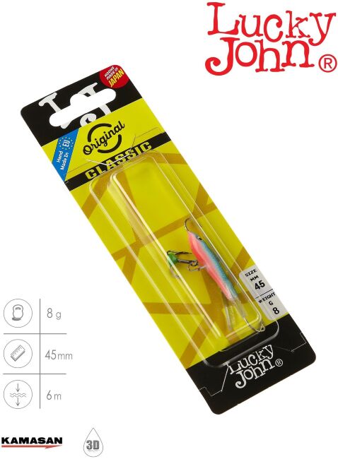 Балансир Lucky John CLASSIC 4.5 с тр. 50мм/54 блистер Балансир Lucky John CLASSIC 4.5 с тр. 50мм/54 блистер