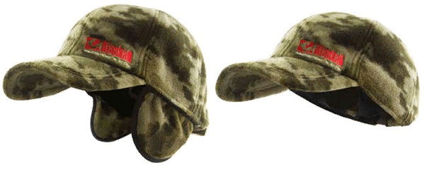 Кепка флисовая ALASKAN камуфляж зеленая (VX-444GC)