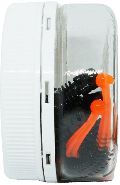 Силикон приманка BORODA BAITS Mila Neo DC SS 70мм 1.5гр Черный/Ярко-оранж Сыр 8шт/уп