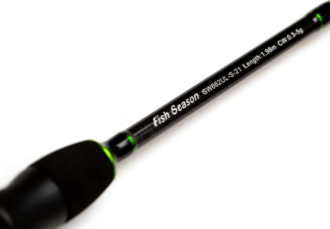 Удилище спиннинговое FISH SEASON Sea Wolf 2 секции, полая верш, длина 1.98 м, тест 0.5-5 г SW662UL-S-21 Удилище спиннинговое FISH SEASON Sea Wolf 2 секции, полая верш, длина 1.98 м, тест 0.5-5 г SW662UL-S-21