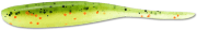 Слаг KEITECH Shad Impact 4" EA#05 Hot Fire Tiger 10.5см 5.0гр 8шт/уп