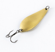 Блесна колеблющаяся РУССКАЯ РЫБАЛКА Атом М латунь матовая 10гр