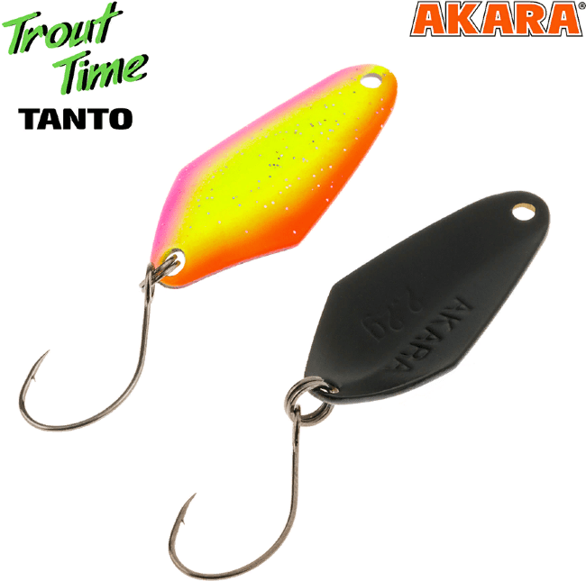 Блесна колеблющаяся AKARA Trout Time Tanto 30мм 2.2гр #52 Блесна колеблющаяся AKARA Trout Time Tanto 30мм 2.2гр #52