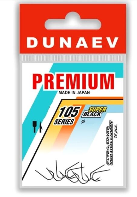 Крючок DUNAEV Premium 105 #10 Ø0.43мм 10шт/уп Крючок DUNAEV Premium 105 #10 Ø0.43мм 10шт/уп
