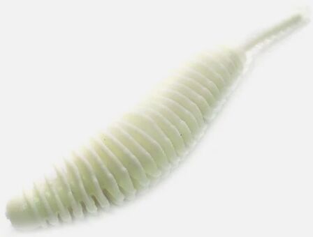 Силиконовая приманка TROUT ZONE Plamp 2.5" белый сыр 7шт/уп