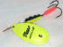 Блесна вращающаяся MEPPS Aglia Fluo Chartreus №5 13гр