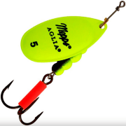 Блесна вращающаяся MEPPS Aglia Fluo Chartreus №5 13гр Блесна вращающаяся MEPPS Aglia Fluo Chartreus №5 13гр