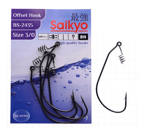 Крючки Saikyo BS-2435 BN №3/0 5шт/уп