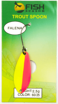 Блесна колеблющаяся FISH SEASONS Falena 2.5гр  #25 Блесна колеблющаяся FISH SEASONS Falena 2.5гр  #25