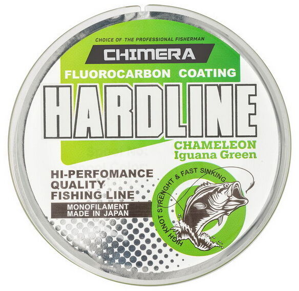 Леска моноф CHIMERA HARDLINE Chameleon Iguana Green 100m.# 0.148