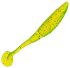 Приманка DS-WIBRA 75мм 6шт/уп, цвет (310) желтый, блестки черные