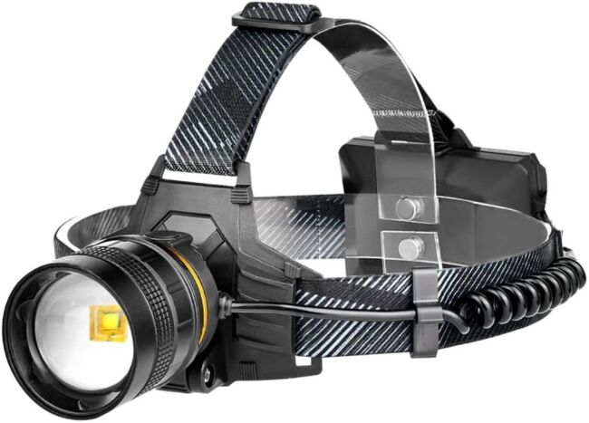 Фонарь налобный YYC-2217-PM10-TG 3 аккум. 1 шнур USB