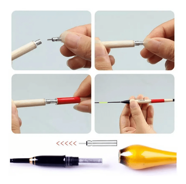 Зарядное устройство + 2 аккумулятора для электронного поплавка с подсветкой