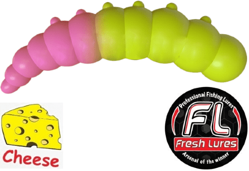 Силиконовая приманка FRESH LURES Big Junior 1.7”/43мм Сыр #220 7шт/уп Силиконовая приманка FRESH LURES Big Junior 1.7”/43мм Сыр #220 7шт/уп