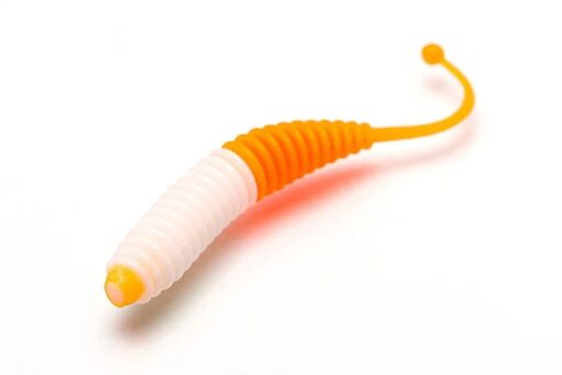 TFT Приманка силиконовая 77 мм. WORMS Цвет: W-21 Белый-Оранжевый, Аромат: Сыр, 8 шт. TFT Приманка силиконовая 77 мм. WORMS Цвет: W-21 Белый-Оранжевый, Аромат: Сыр, 8 шт.