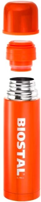 Термос Biostal Спорт стальной 0.75литр NB-750C-О оранжевый