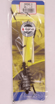 Монтаж карповый Лиман 3 45гр крючок №4