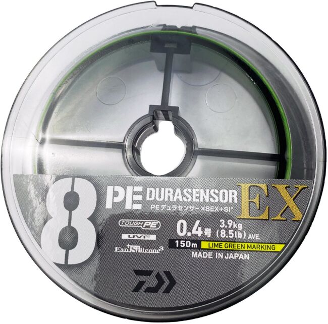 Шнур плетёный Daiwa UVF PE Durasensor X8EX+SI3 LGM 150m #0.4 8.5LB Шнур плетёный Daiwa UVF PE Durasensor X8EX+SI3 LGM 150m #0.4 8.5LB