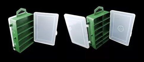 Коробочка ТРИ КИТА ТК-11 рыб-ая 2-х стор 11+5 отд 115*85*35мм