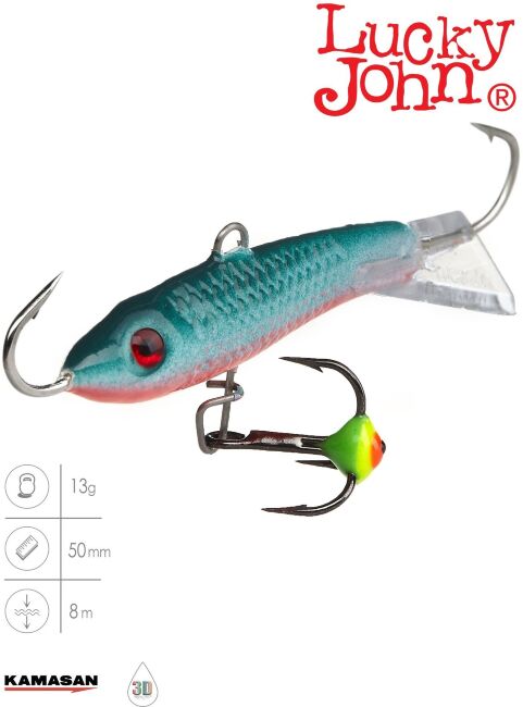 Балансир Lucky John CLASSIC 5 с тр. 50мм/54 блистер