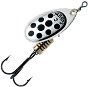 Блесна вращающаяся MEPPS Aglia Decore AG/NR (серебро/черн) №3 6,5г