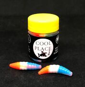 Силиконовая приманка COOL PLACE Maggot 1.6" Сыр #blue/ white/red 10шт/уп Силиконовая приманка COOL PLACE Maggot 1.6" Сыр #blue/ white/red 10шт/уп