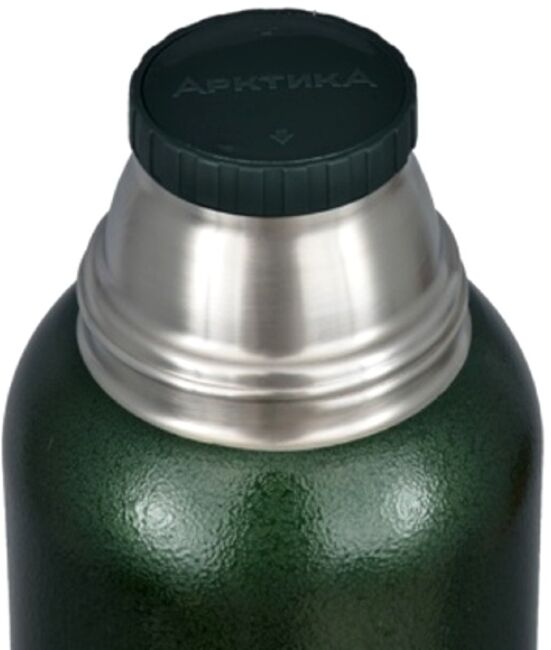 Термос Арктика 106-1200 с покрытием "молотковая эмаль" 1,2л зелёный