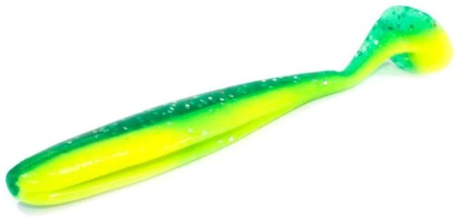 Виброхвост ALLVEGA Blade Shad 7.5см 2.5гр 7шт/уп #010 salad green silver flake