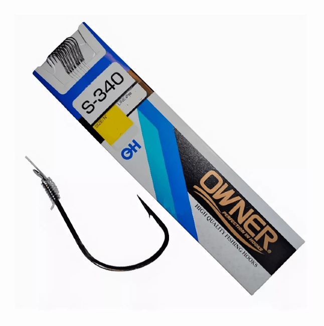 Крючок с поводком OWNER S-340 №04 0.20мм 8шт/уп