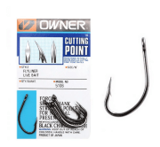 Крючок OWNER 5106-02 Flyliner колечко черн.хром кован 8шт/уп Крючок OWNER 5106-02 Flyliner колечко черн.хром кован 8шт/уп