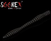 Силиконовая приманка SOOREX PRO Worm 80мм 1.3гр Сыр #102 Чёрный/Black 6шт/уп Силиконовая приманка SOOREX PRO Worm 80мм 1.3гр Сыр #102 Чёрный/Black 6шт/уп