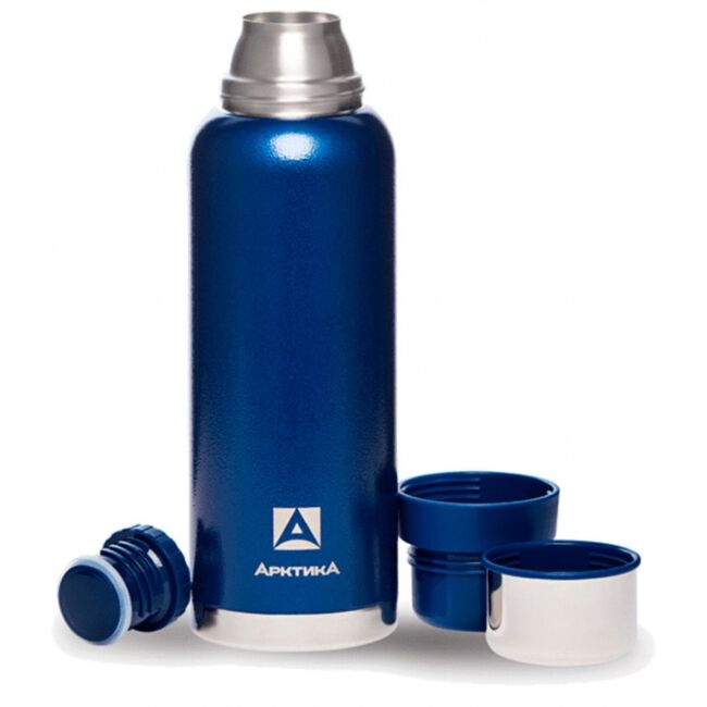 Термос Арктика 106-500 с покрытием "молотковая эмаль" 0,5л синий