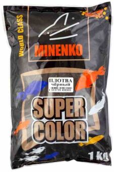 Прикормка MINENKO Super Color Плотва Черный 1кг
