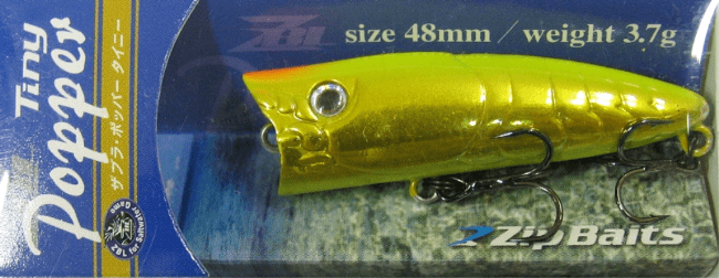 Воблер ZipBaits ZBL Popper Tiny 48F 48мм 3.7гр поверхностный 713R