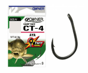 Крючок OWNER 53274-02 CT-4 Carp Taff завар.ушко серый кованый 7шт/уп Крючок OWNER 53274-02 CT-4 Carp Taff завар.ушко серый кованый 7шт/уп