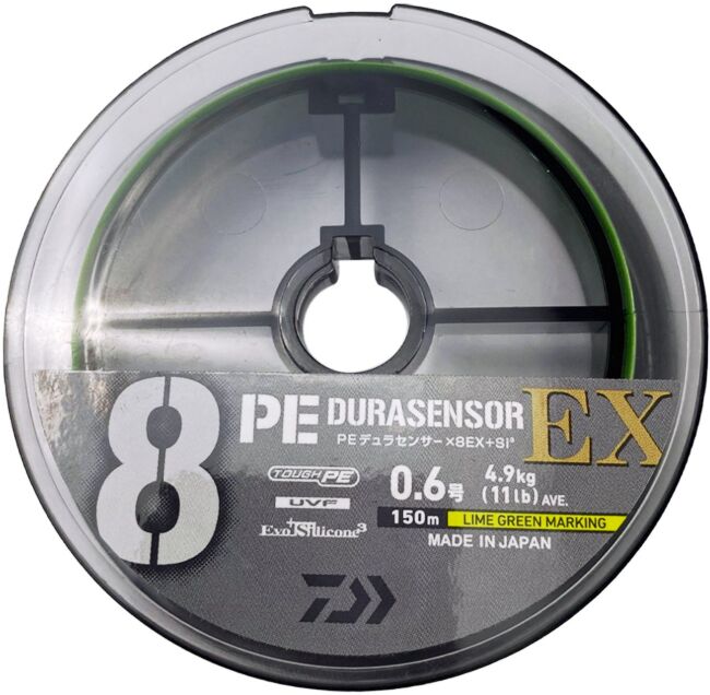 Шнур плетёный Daiwa UVF PE Durasensor X8EX+SI3 LGM 150m #0.6 11LB Шнур плетёный Daiwa UVF PE Durasensor X8EX+SI3 LGM 150m #0.6 11LB