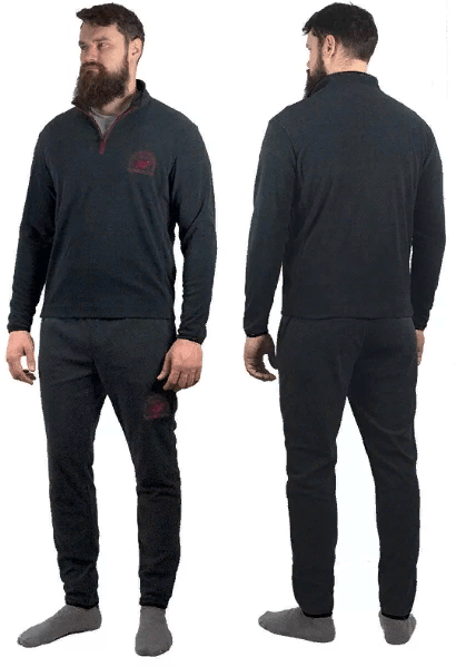 Костюм микрофлисовый ALASKAN Kenai серый р.XL AFSKGXL