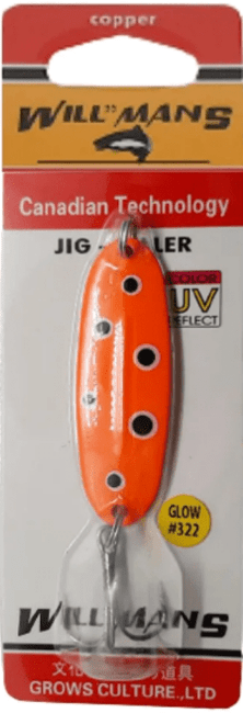 Блесна колеблющаяся GROWS CULTURE Will"mans Jig Killer 57мм 7гр #322 UV