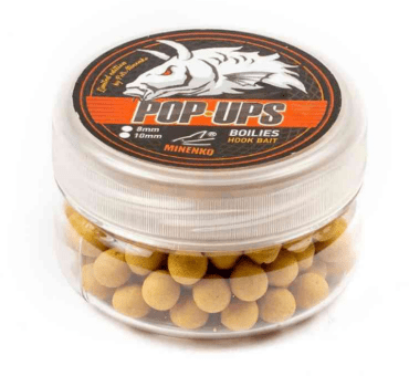 Насадочные бойлы плавающие MINENKO Pop-UP Yellow Flavor (желтый запах) Ø8мм 60гр/бан. Насадочные бойлы плавающие MINENKO Pop-UP Yellow Flavor (желтый запах) Ø8мм 60гр/бан.