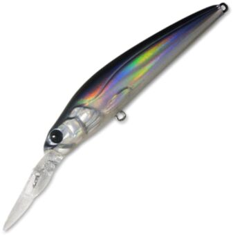 Воблер DAMIKI Long Bill 90F плавающий 90мм 13.0гр 1.0-2.0м #012H Black Silver Воблер DAMIKI Long Bill 90F плавающий 90мм 13.0гр 1.0-2.0м #012H Black Silver