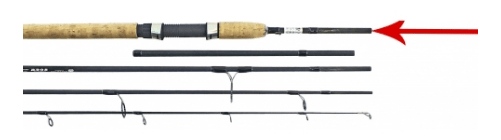 Секция № 4 к спиннингу "Волжанка Вояж" тест 10-40гр 2.4/2.7м (комель) 500-071013 Секция № 4 к спиннингу "Волжанка Вояж" тест 10-40гр 2.4/2.7м (комель) 500-071013