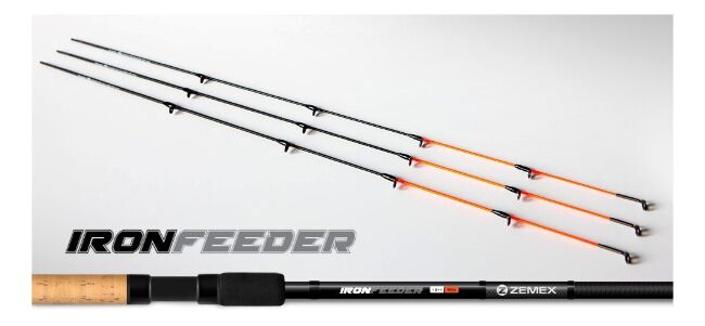 Удилище фидер ZEMEX Iron Heavy Feeder 3.96м/ до120гр