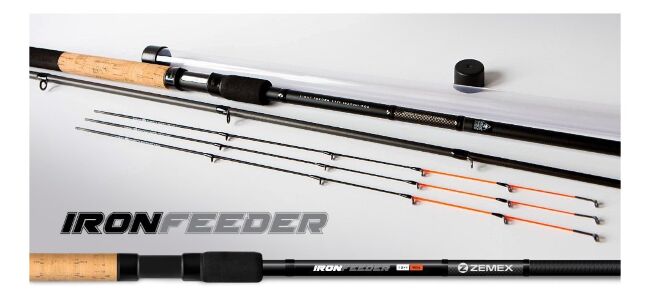 Удилище фидер ZEMEX Iron Heavy Feeder 3.96м/ до120гр