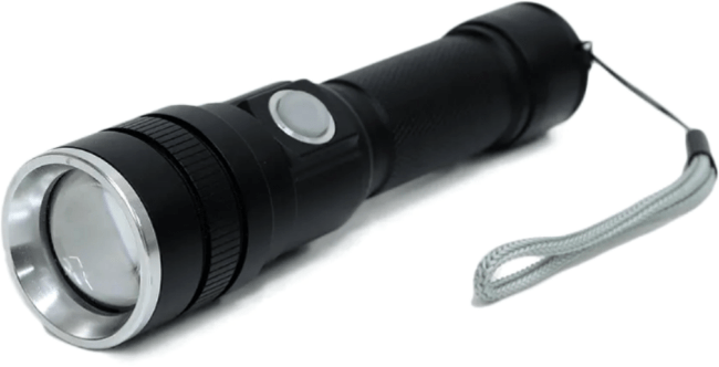 Фонарь ручной YYC-LH-1812 металл, 3 режима, заряд.кабель Фонарь ручной YYC-LH-1812 металл, 3 режима, заряд.кабель